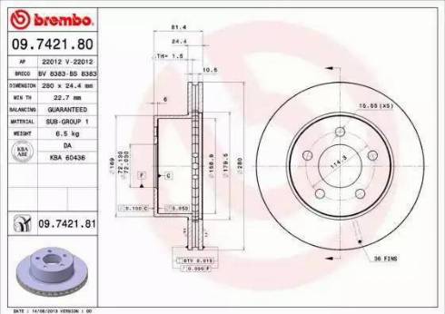 Alpha Brakes HTP-CH-011 - Əyləc Diski furqanavto.az