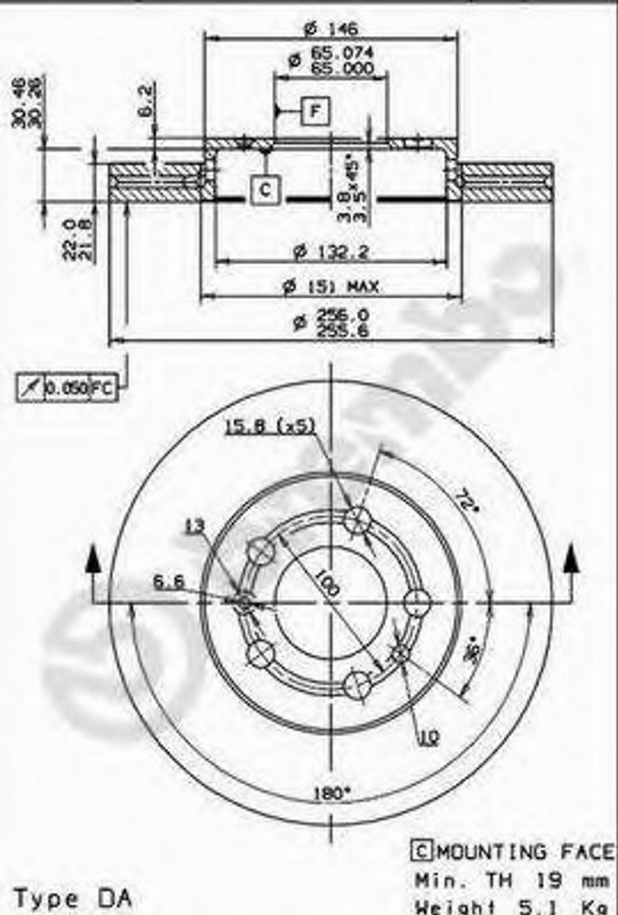 Brembo 09.7011.24 - Əyləc Diski furqanavto.az