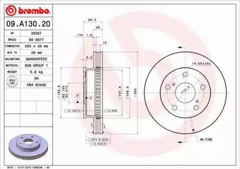 Alpha Brakes HTP-TY-162 - Əyləc Diski furqanavto.az