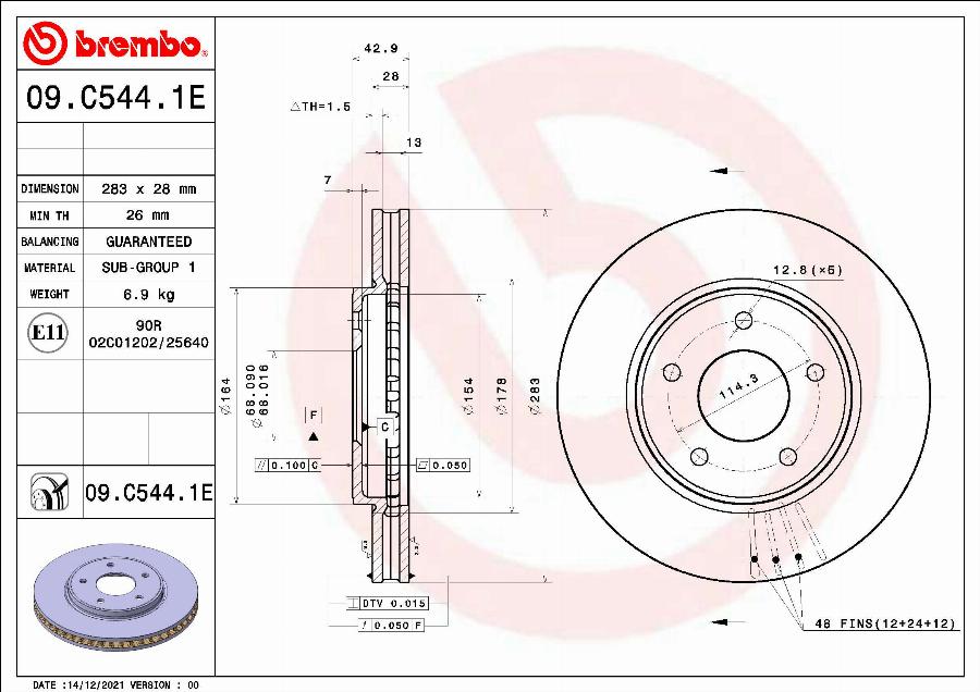 Brembo KT 08 018 - Əyləc dəsti, diskli əyləclər furqanavto.az