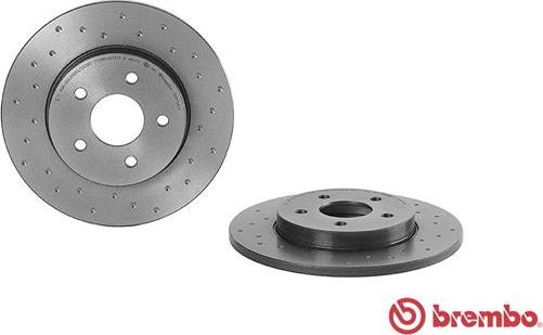 Brembo 08.9734.1X - Əyləc Diski furqanavto.az