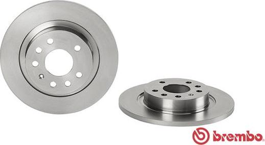 Brembo 08.A224.10 - Əyləc Diski furqanavto.az