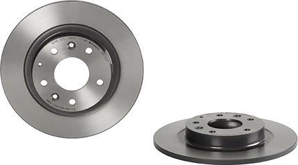 Brembo 08.D222.11 - Əyləc Diski furqanavto.az