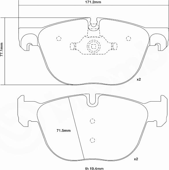 Brembo 07.B314.96 - Yüksək Performanslı Əyləc Yastığı Dəsti furqanavto.az