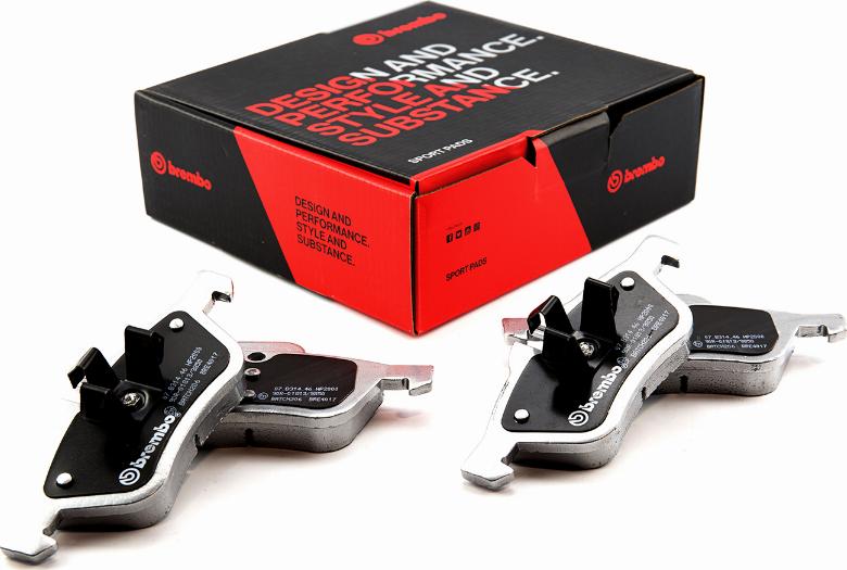 Brembo 07.B314.46 - Yüksək Performanslı Əyləc Yastığı Dəsti furqanavto.az