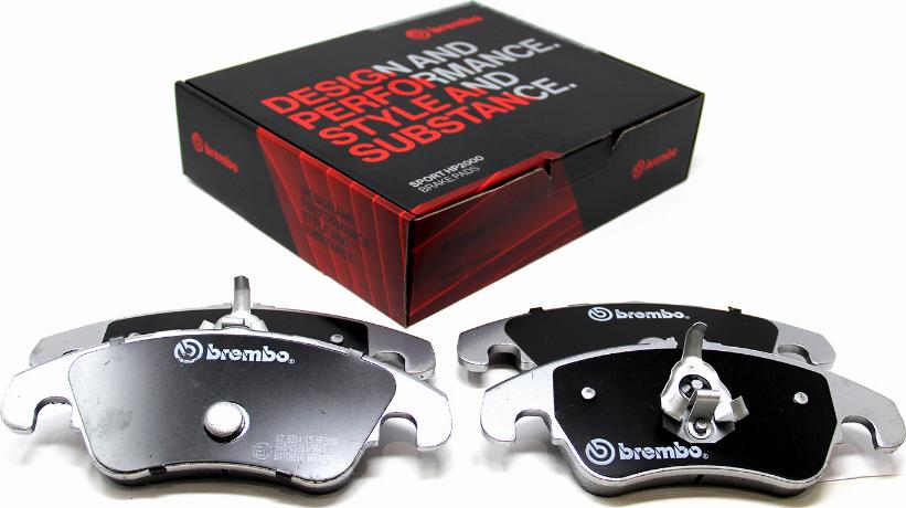 Brembo 07.B314.05 - Yüksək Performanslı Əyləc Yastığı Dəsti furqanavto.az