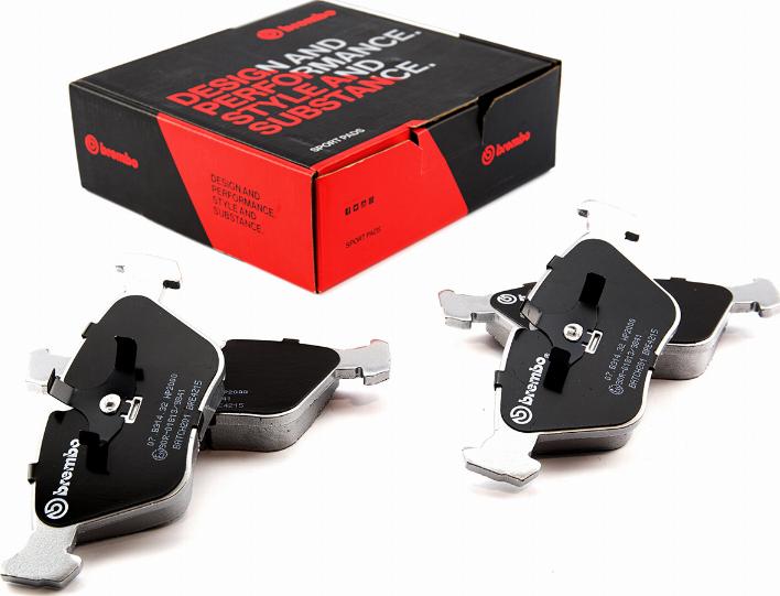 Brembo 07.B314.32 - Yüksək Performanslı Əyləc Yastığı Dəsti furqanavto.az