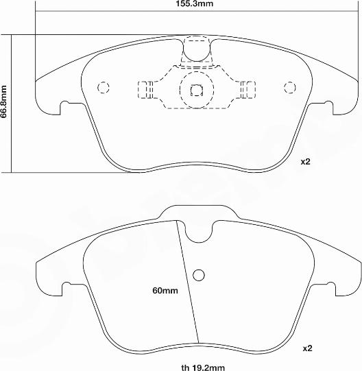 Brembo 07.D435.03 - Yüksək Performanslı Əyləc Yastığı Dəsti furqanavto.az