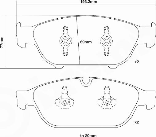 Brembo 07.D435.23 - Yüksək Performanslı Əyləc Yastığı Dəsti furqanavto.az