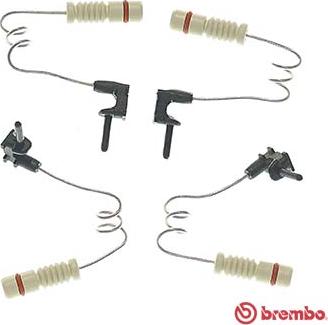 Brembo A 00 387 - Xəbərdarlıq Kontakt, əyləc padinin aşınması furqanavto.az