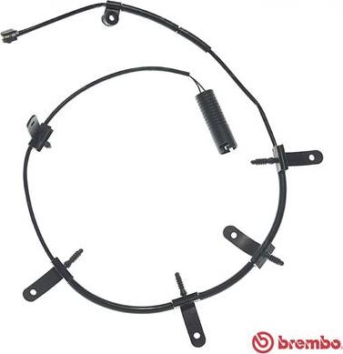 Brembo A 00 296 - Xəbərdarlıq Kontakt, əyləc padinin aşınması furqanavto.az