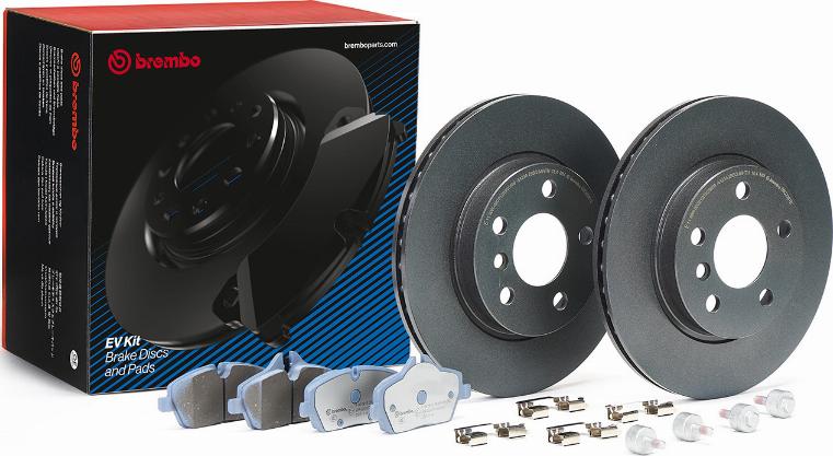 Brembo KT 08 011 - Əyləc dəsti, diskli əyləclər furqanavto.az