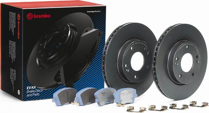 Brembo KT 08 013 - Əyləc dəsti, diskli əyləclər furqanavto.az