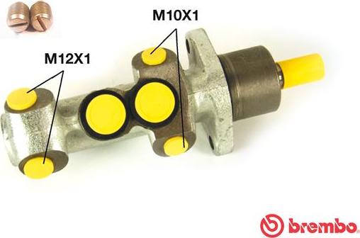 Brembo M 68 043 - Əyləc Baş Silindr furqanavto.az