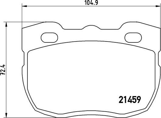 Brembo P 99 001 - Əyləc altlığı dəsti, əyləc diski furqanavto.az