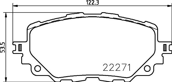 Brembo P 49 054 - Əyləc altlığı dəsti, əyləc diski furqanavto.az