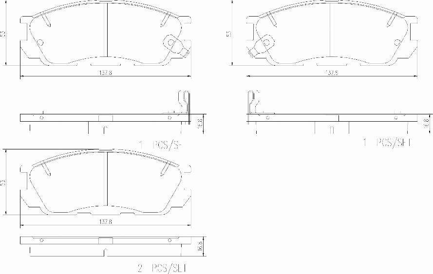 Brembo P49066N - Əyləc altlığı dəsti, əyləc diski furqanavto.az