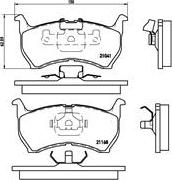 Brembo P 49 004 - Əyləc altlığı dəsti, əyləc diski furqanavto.az