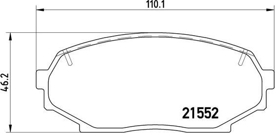 Brembo P 49 017 - Əyləc altlığı dəsti, əyləc diski furqanavto.az