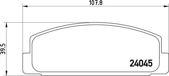 Brembo P 49 036 - Əyləc altlığı dəsti, əyləc diski furqanavto.az