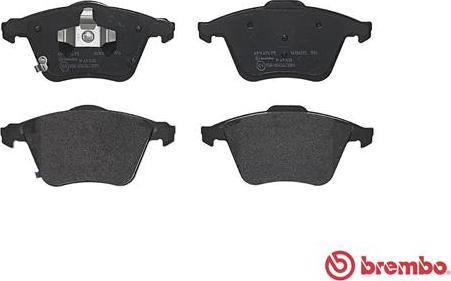 Brembo P 49 038 - Əyləc altlığı dəsti, əyləc diski furqanavto.az