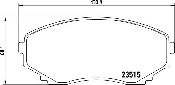 Brembo P 49 028 - Əyləc altlığı dəsti, əyləc diski furqanavto.az