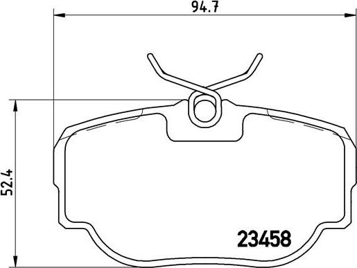 Brembo P 44 009 - Əyləc altlığı dəsti, əyləc diski furqanavto.az