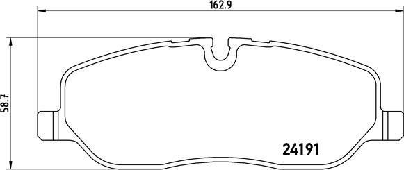 Brembo P 44 014 - Əyləc altlığı dəsti, əyləc diski furqanavto.az