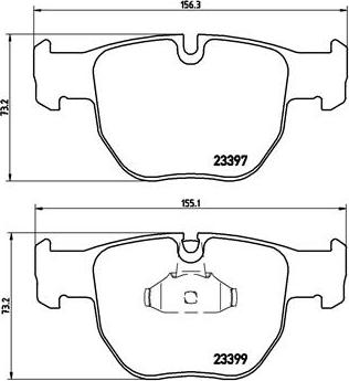 Brembo P 44 012 - Əyləc altlığı dəsti, əyləc diski furqanavto.az