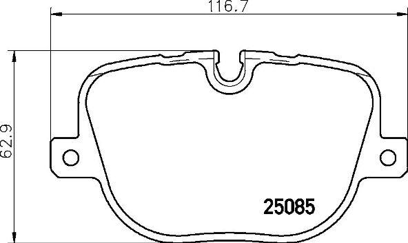 Brembo P 44 025 - Əyləc altlığı dəsti, əyləc diski furqanavto.az