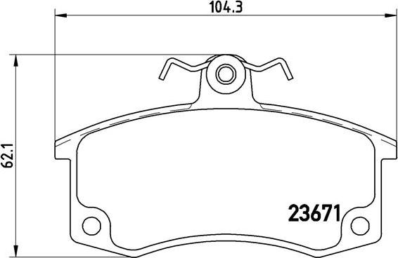 Brembo P 41 004 - Əyləc altlığı dəsti, əyləc diski www.furqanavto.az