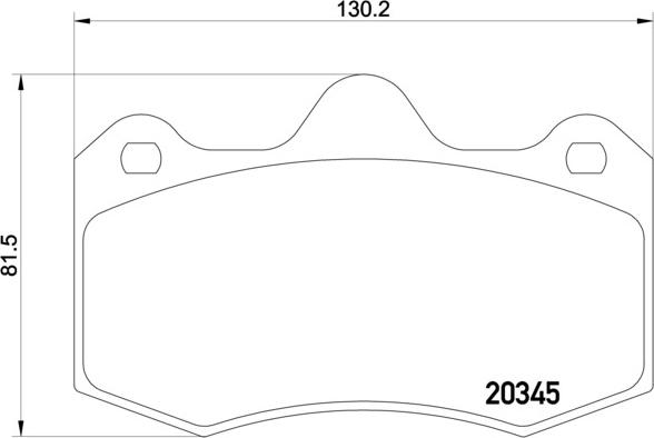 Brembo P 47 001 - Əyləc altlığı dəsti, əyləc diski furqanavto.az