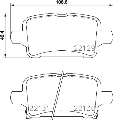 Brembo P 59 090 - Əyləc altlığı dəsti, əyləc diski furqanavto.az