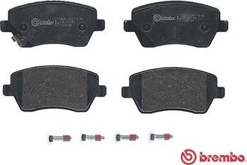 Brembo P 59 050 - Əyləc altlığı dəsti, əyləc diski furqanavto.az