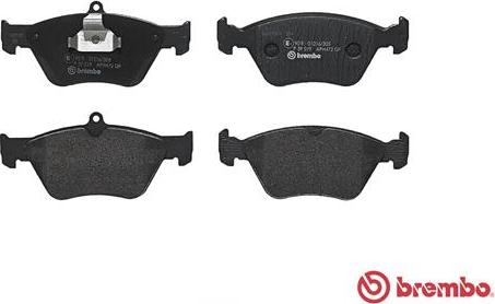 Brembo P 59 019 - Əyləc altlığı dəsti, əyləc diski furqanavto.az