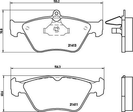 Brembo P 59 019 - Əyləc altlığı dəsti, əyləc diski furqanavto.az