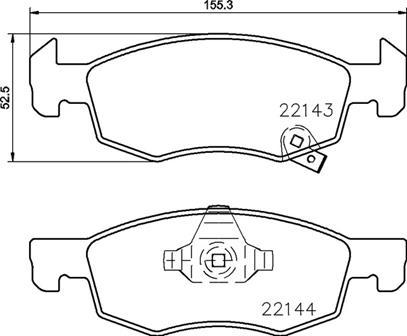 Brembo P59084N - Əyləc altlığı dəsti, əyləc diski furqanavto.az