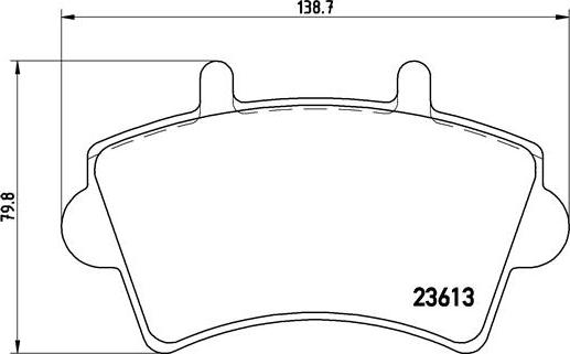 Brembo P 59 039 - Əyləc altlığı dəsti, əyləc diski furqanavto.az