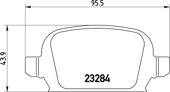 Brembo P 59 037 - Əyləc altlığı dəsti, əyləc diski furqanavto.az