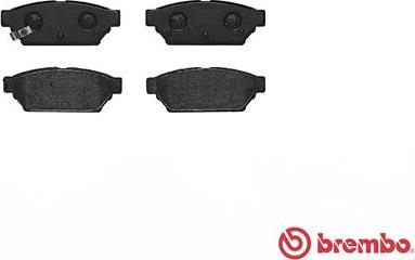 Brembo P 54 053 - Əyləc altlığı dəsti, əyləc diski furqanavto.az