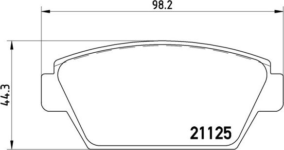 Brembo P54010N - Əyləc altlığı dəsti, əyləc diski furqanavto.az