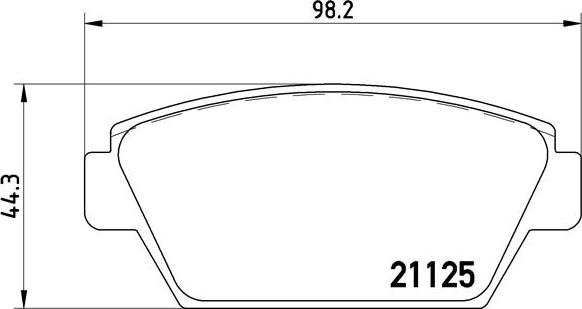 Brembo P 54 010 - Əyləc altlığı dəsti, əyləc diski furqanavto.az