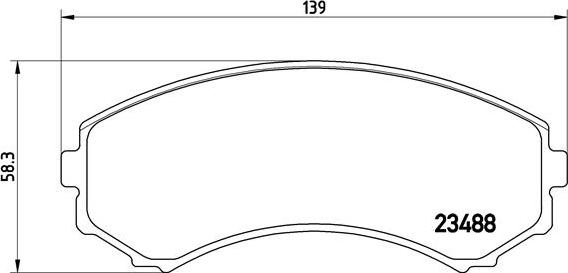 Brembo P 54 029 - Əyləc altlığı dəsti, əyləc diski www.furqanavto.az