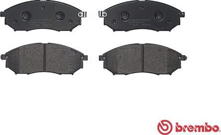 Brembo P 56 094 - Əyləc altlığı dəsti, əyləc diski furqanavto.az