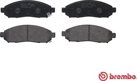 Brembo P 56 096 - Əyləc altlığı dəsti, əyləc diski furqanavto.az