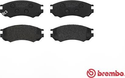 Brembo P 56 055 - Əyləc altlığı dəsti, əyləc diski furqanavto.az