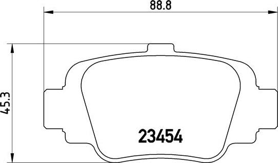 Brembo P 56 032 - Əyləc altlığı dəsti, əyləc diski furqanavto.az