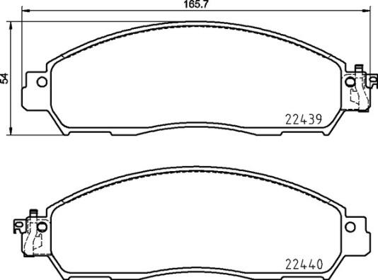 Brembo P 56 120 - Əyləc altlığı dəsti, əyləc diski furqanavto.az