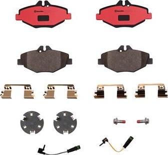 Brembo P50049N - Əyləc altlığı dəsti, əyləc diski furqanavto.az