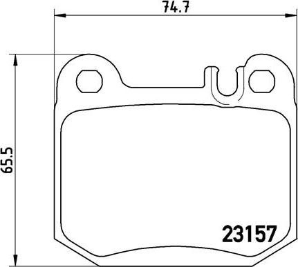 Brembo P 50 043 - Əyləc altlığı dəsti, əyləc diski furqanavto.az